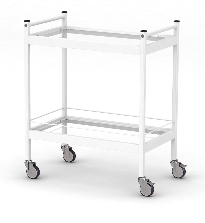 Стіл медичний інструментальний з прозорими полицями Amed СА3.500